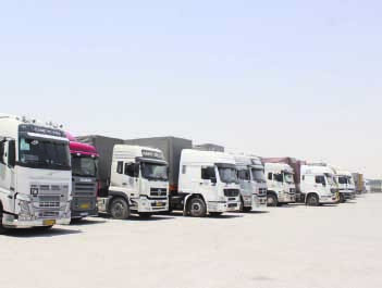 صادرات کالا در مرز مهران همچنان انجام می‌شود