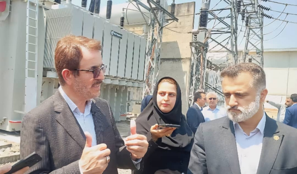 افزایش ظرفیت پست انتقال شهید عضدی رشت گامی بزرگ در افزایش و تقویت قابلیت اطمینان و پایداری شبکه برق منطقه