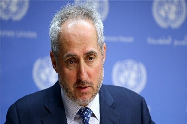سخنگوی سازمان ملل:در رابطه با تلاش‌ها جهت پایان دادن به جنگ ایران و آمریکا با پاکستان در تماس هستیم