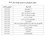 اعلام زمان‌بندی پرداخت حقوق مهر ماه بازنشستگان تأمین‌ اجتماعی