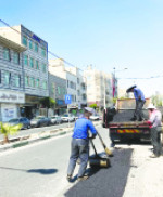 تداوم نهضت آسفالت با مرمت و بهسازی معابر اصلی شهرقدس