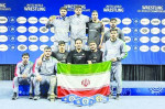 تیم کشتی آزاد امیدایران قهرمان جهان شد